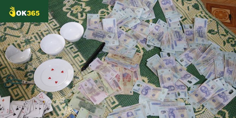 Số tiền thưởng khách hàng được nhận theo luật chơi xóc đĩa